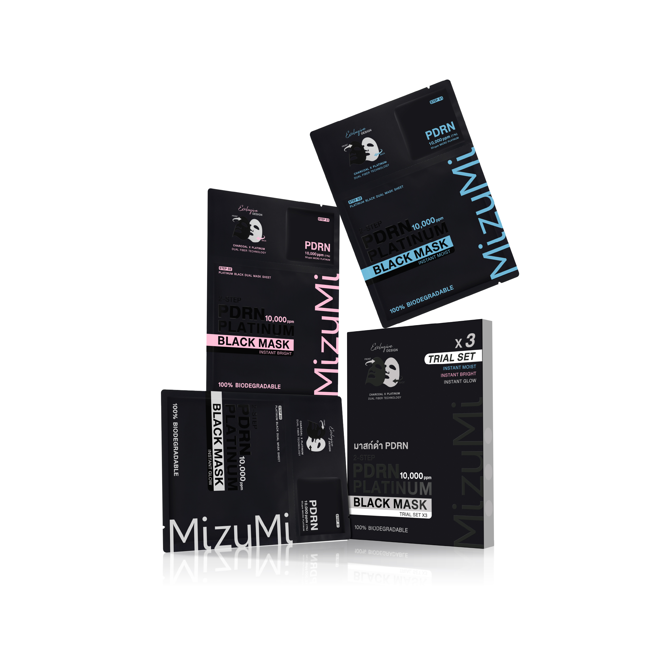 PDRN Platinum Black Mask Trial Set