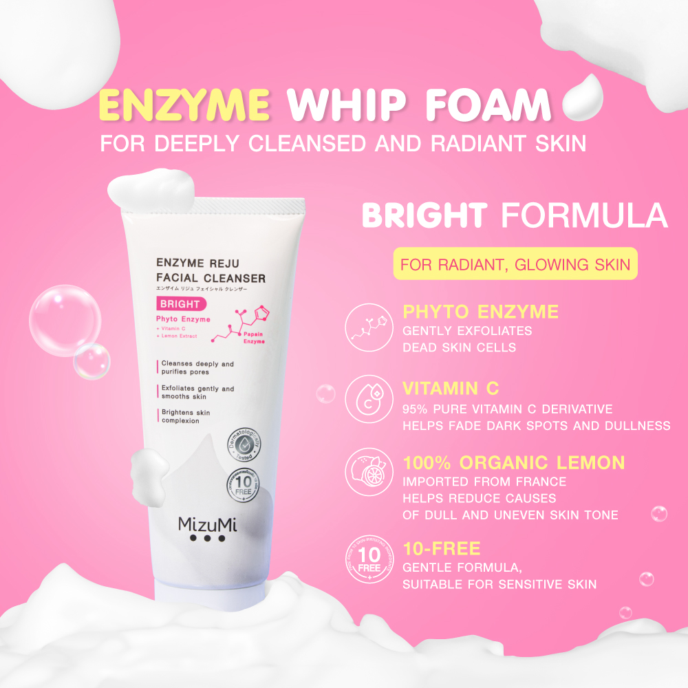 MizuMi Enzyme Reju Facial Cleanser Bright