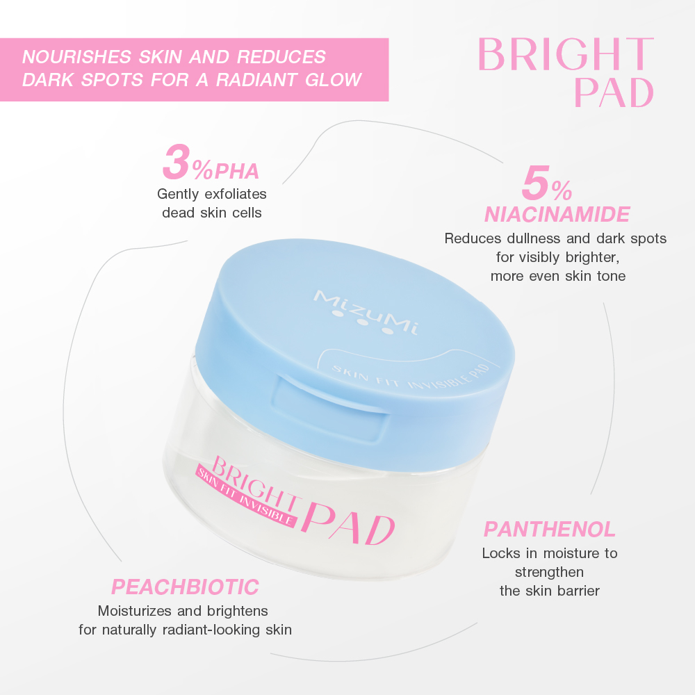 MizuMi Skin Fit Invisible Pad Bright