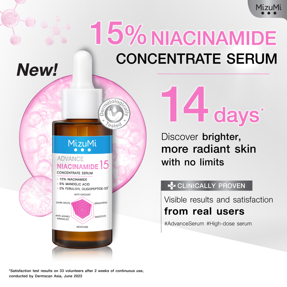 MizuMi Advance Niacinamide 15 Concentrate Serum
