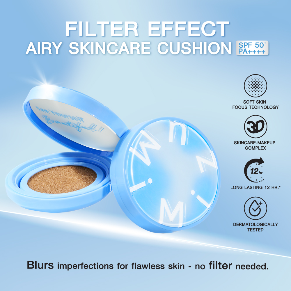 MizuMi Filter Effect Airy Skincare Cushion SPF50+ PA++++